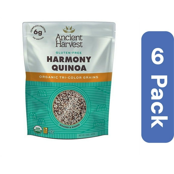 Ancient Harvest 23 oz Blend Organic Harmony Quinoa, Pack of 6