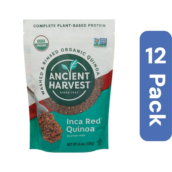 Ancient Harvest Organic Inca Red Quinoa WFGF 14.4 oz (Pack of 12)