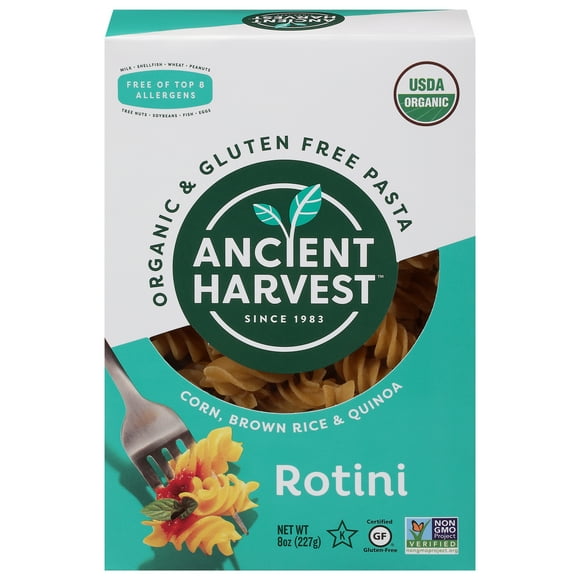 Ancient Harvest Organic Pasta Quinoa Rotini 8 oz (Pack Of 12)