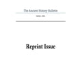 thumbnail image 1 of Ancient History Bulletin Ancient History Bulletin Volume Nine, Book 9, (Paperback), 1 of 1