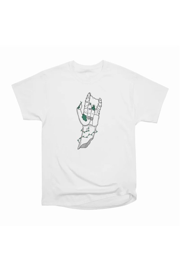 Ancient ILY Hand Black White Green T-Shirt Tee Gift For Him Merch For Her Apparel For Frie
