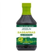 Ancient Infusions Tea Concentrates: Your Choice of Sassafras Tea, Green Tea, Raspberry Tea or Peach Tea 12 oz. Bottles (Sassafras Tea, 6 Bottles)