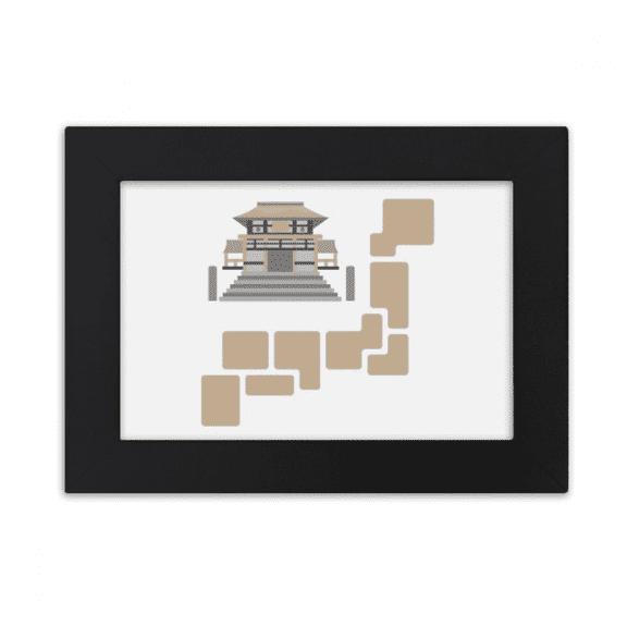 Ancient Inheritance Stepped Architecture Desktop Photo Frame Ornaments Picture Art Painting