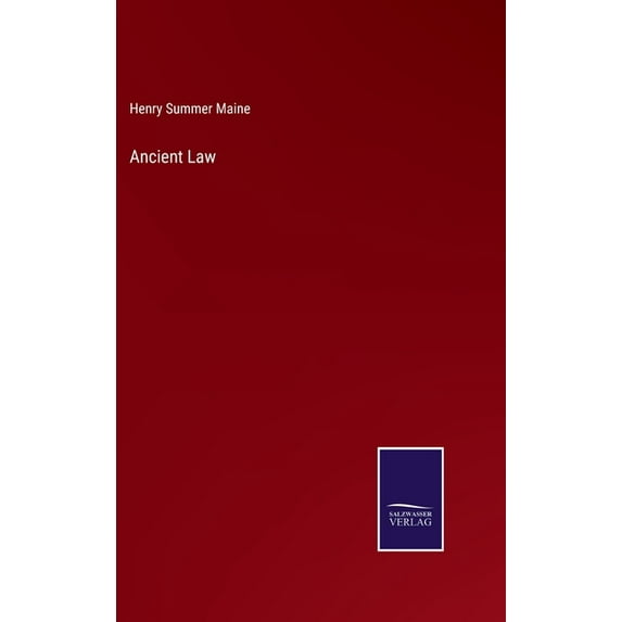 Ancient Law (Hardcover)