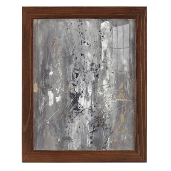Ancient Marks I - Framed Print w/glass - Chestnut