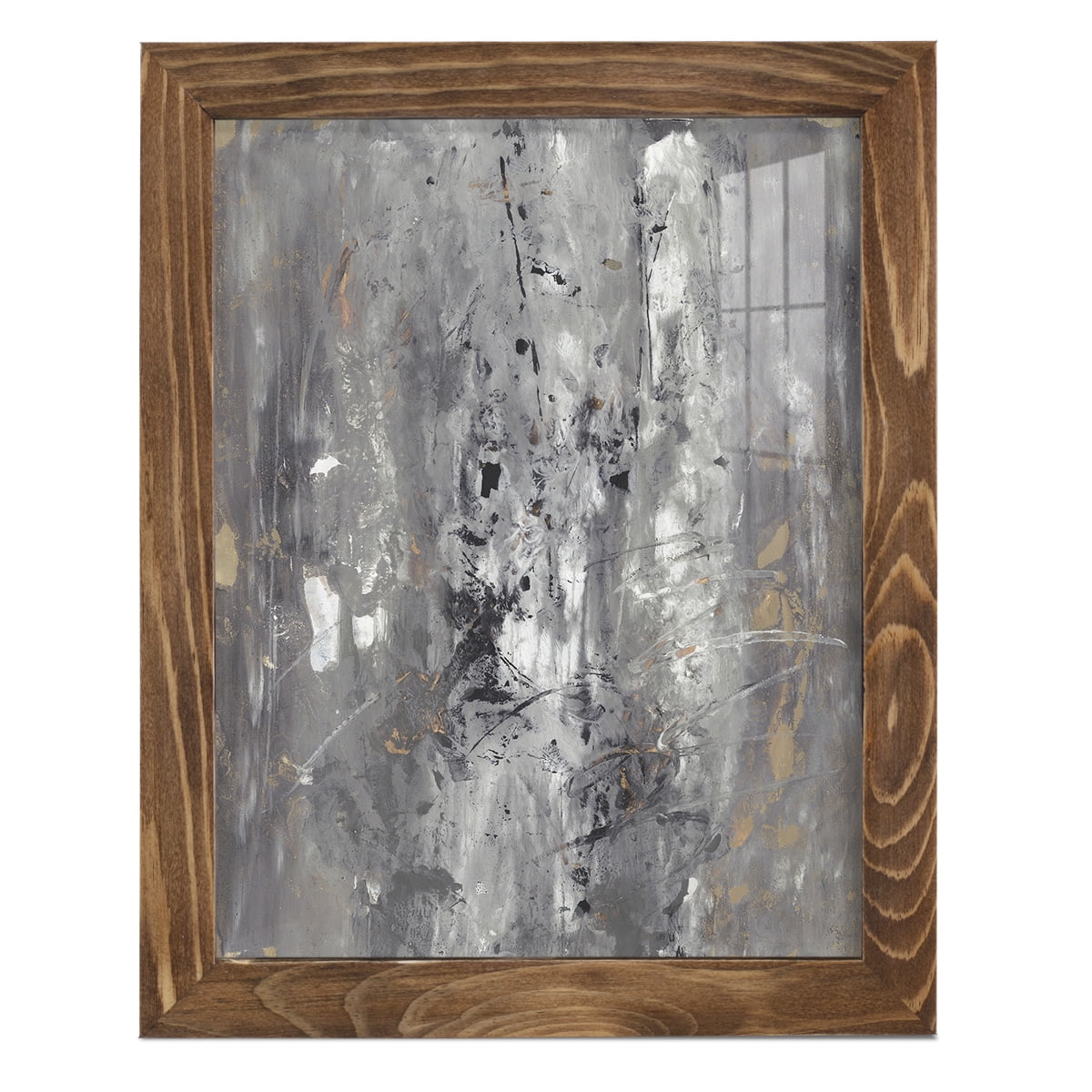 Ancient Marks I - Framed Print w/glass - Walnut