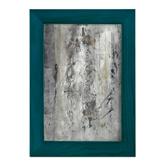 Ancient Marks II - Framed Print w/glass - Ocean Blue