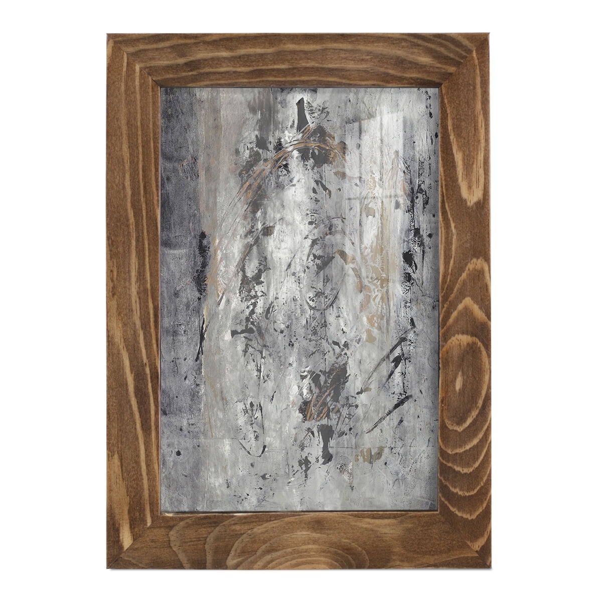 Ancient Marks II - Framed Print w/glass - Walnut
