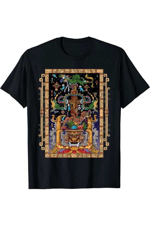 Ancient Mayan Aztec Civilization Mythology Shirt Size S-3XL, Tribal Inspired Tee, Cultural History Outfit, Retro Ethnic Gift