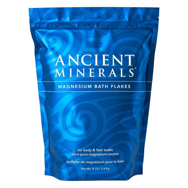 Spaceman Muscle Ancient Minerals Magnesium Bath Flakes, Natural Soak for Muscle Relief ...