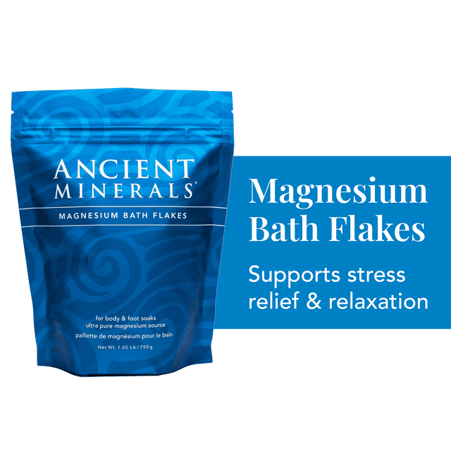 Ancient Minerals Magnesium Bath Flakes of Pure Genuine Zechstein