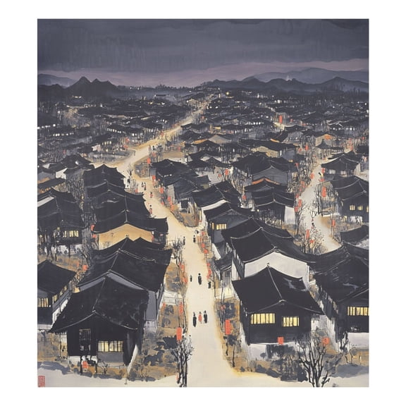 Ancient Nights Magnetic Dishwasher Decal 23''x26'' Easy to Clean Single Sided Print