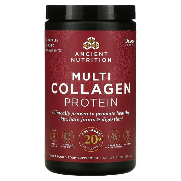 Ancient Nutrition Multi Collagen Protein Powder Unflavored, 8.6 oz