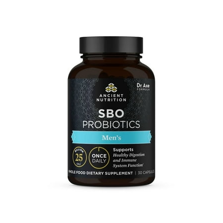 Ancient Nutrition SBO Probiotics Men's Once Daily -- 25 billion CFU - 30 Capsules