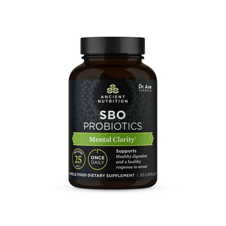 Ancient Nutrition SBO Probiotics Mental Clarity Once Daily -- 30 Capsules
