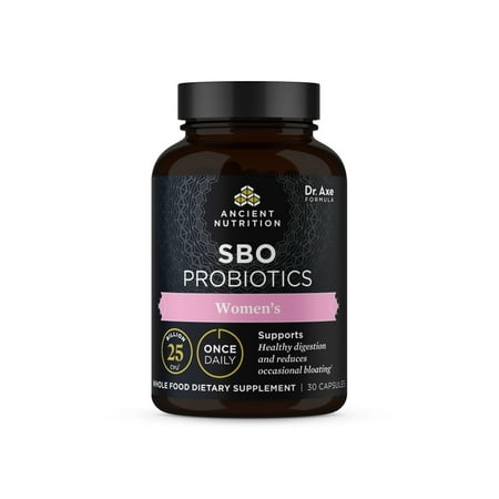 Ancient Nutrition SBO Probiotics Women's Once Daily -- 25 billion CFU - 30 Capsules