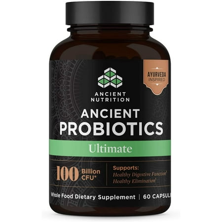 Ancient Nutrition Ultimate Probiotics 100 Billion Cfu 60 Caps