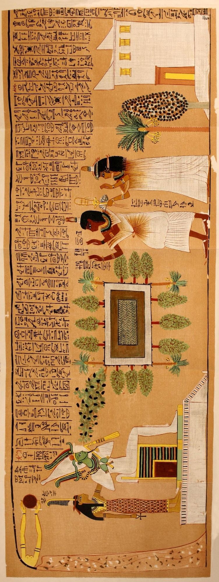 Ancient Osiris and the Egyptian Resurrection 1911 Canvas Art - (24 x 36)