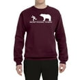 thumbnail image 1 of Wild Bobby Ancient Personal Trainers Funny Bear Chase Unisex Crewneck Sweatshirt, 1 of 6
