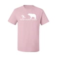 thumbnail image 1 of Wild Bobby Ancient Personal Trainers Funny Bear Chase Men Tee, 1 of 6