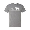 thumbnail image 1 of Wild Bobby Ancient Personal Trainers Funny Bear Chase Men Premium Tri Blend Tee, 1 of 6