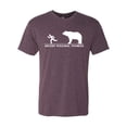 thumbnail image 1 of Wild Bobby Ancient Personal Trainers Funny Bear Chase Men Premium Tri Blend Tee, 1 of 5