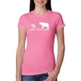 thumbnail image 1 of Wild Bobby Ancient Personal Trainers Funny Bear Chase Women Slim Fit Junior Tee, 1 of 6