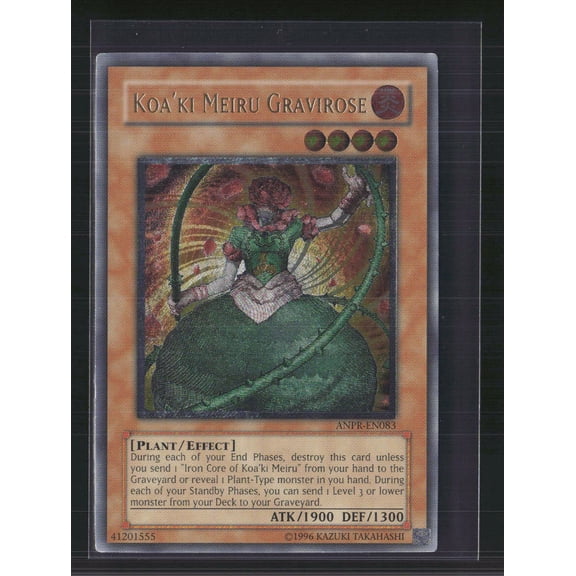 Ancient Prophecy Koa'ki Meiru Gravirose Ultimate Rare 1st Edition