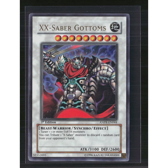 Ancient Prophecy XX-Saber Gottoms Ultra Rare Effect Synchro 1st Edition
