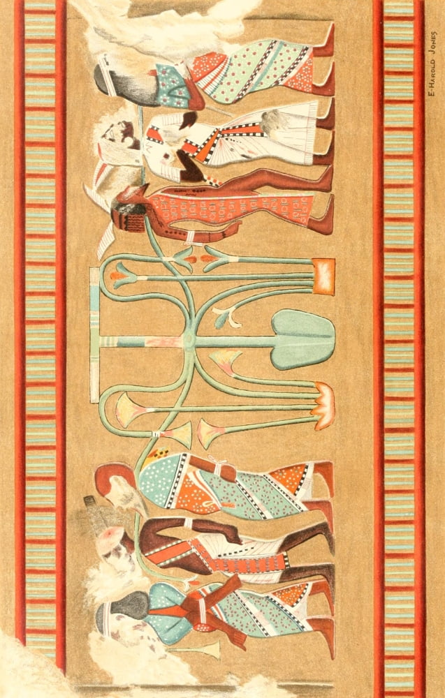 Ancient Rock Tombs of El Amarna 1908 Subject Races of the Egyptian Empire Canvas Art - (24 x 36)
