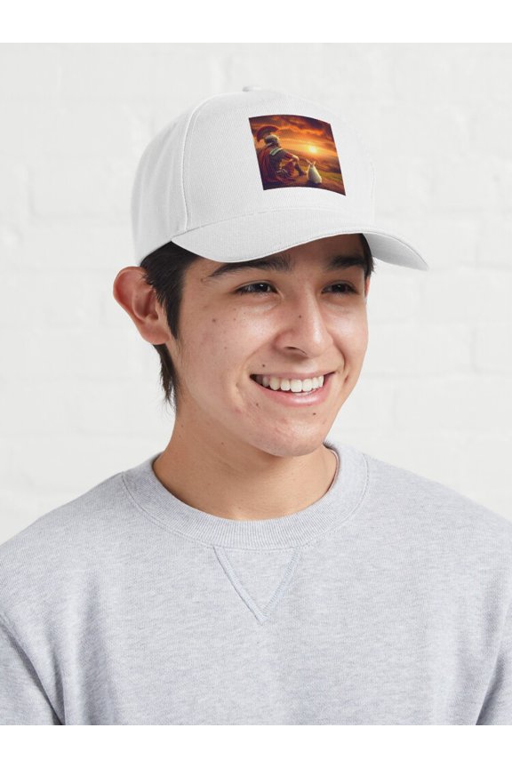 Ancient Roman Warrior Baseball Hat, White Rabbit Historical Character Design, Classic Cap