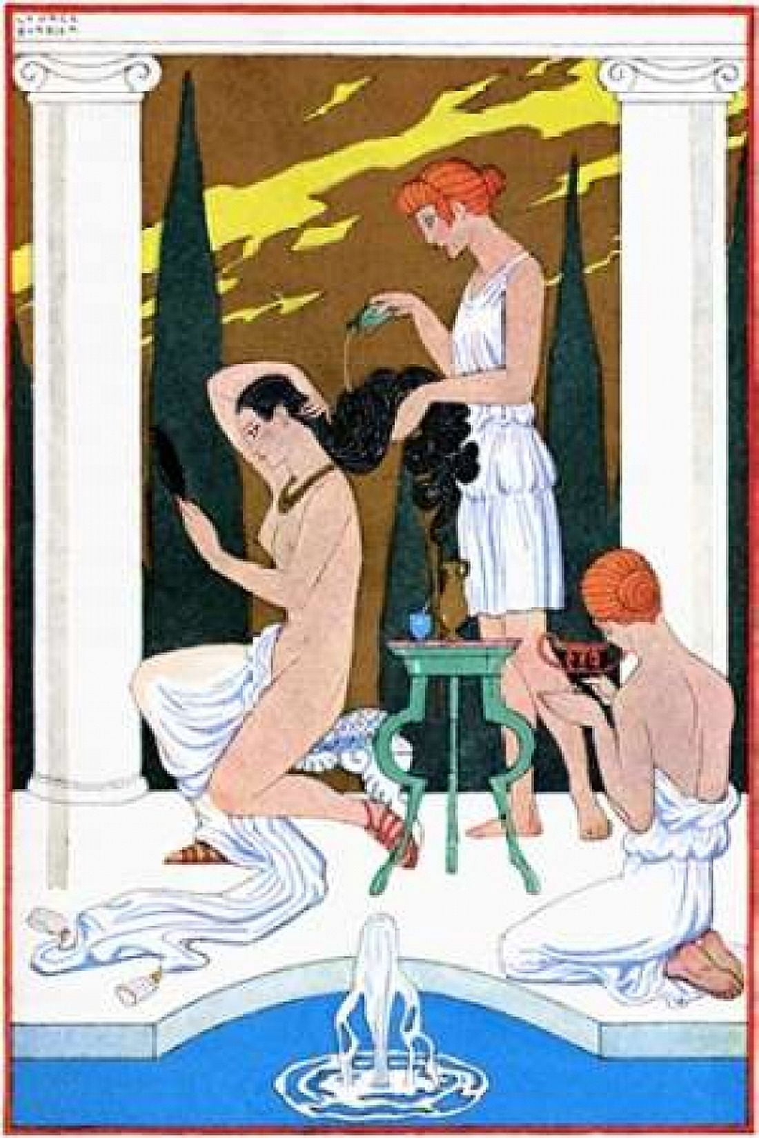Ancient Rome Canvas Art - Georges Barbier (12 x 18)