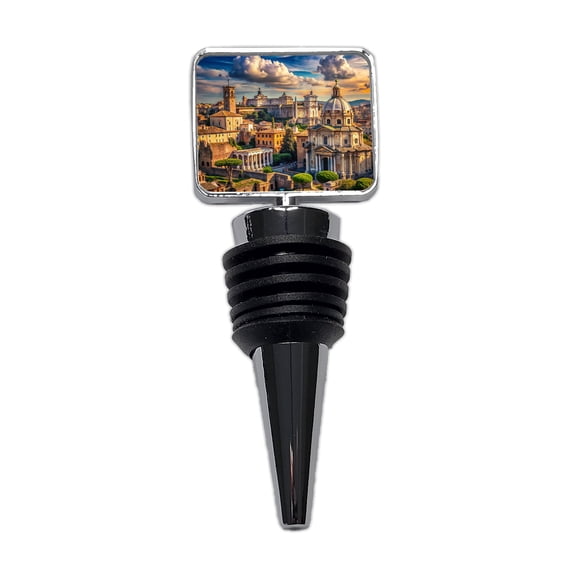 Ancient Rome City Roman Cityscape Wine Bottle Stopper Cap Plug