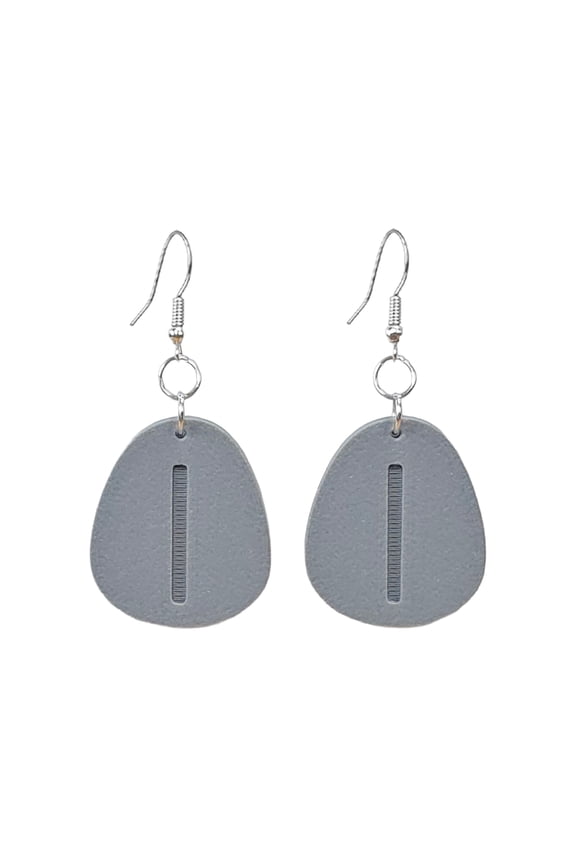 Ancient Rune Earrings Isa Symbol Dangle Earrings Minimalist Stone Inspired Lightweight Jewelry Made in USA