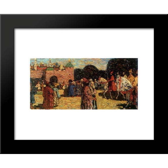Ancient Russia 20x24 Framed Art Print by Wassily Kandinsky