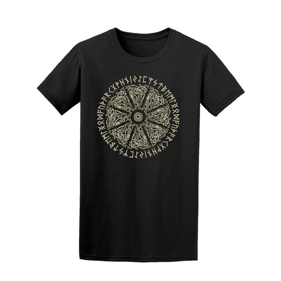 Ancient Scandinavian Ornament. T-Shirt Men -Image by Shutterstock, Male 4X-Large