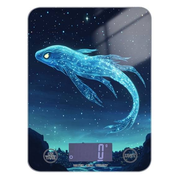 Ancient Sea Creature Food Scale Digital Kitchen Scale Waterproof Grams Ounces lbs for For Baking and Cooking