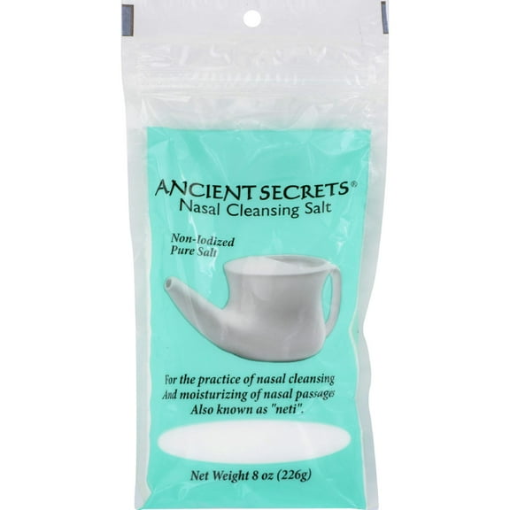 Ancient Secrets Nasal Cleansing Salt 8 oz (Pack of 3)