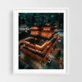 thumbnail image 1 of Ancient Serenity Amidst the Modern Skyline - Singapore Photography Nightlife Cityscape Architecture Skyline Buddha Travel Poster Neon Sign White Framed Wall Art Print 18 x 24 inches, 1 of 3