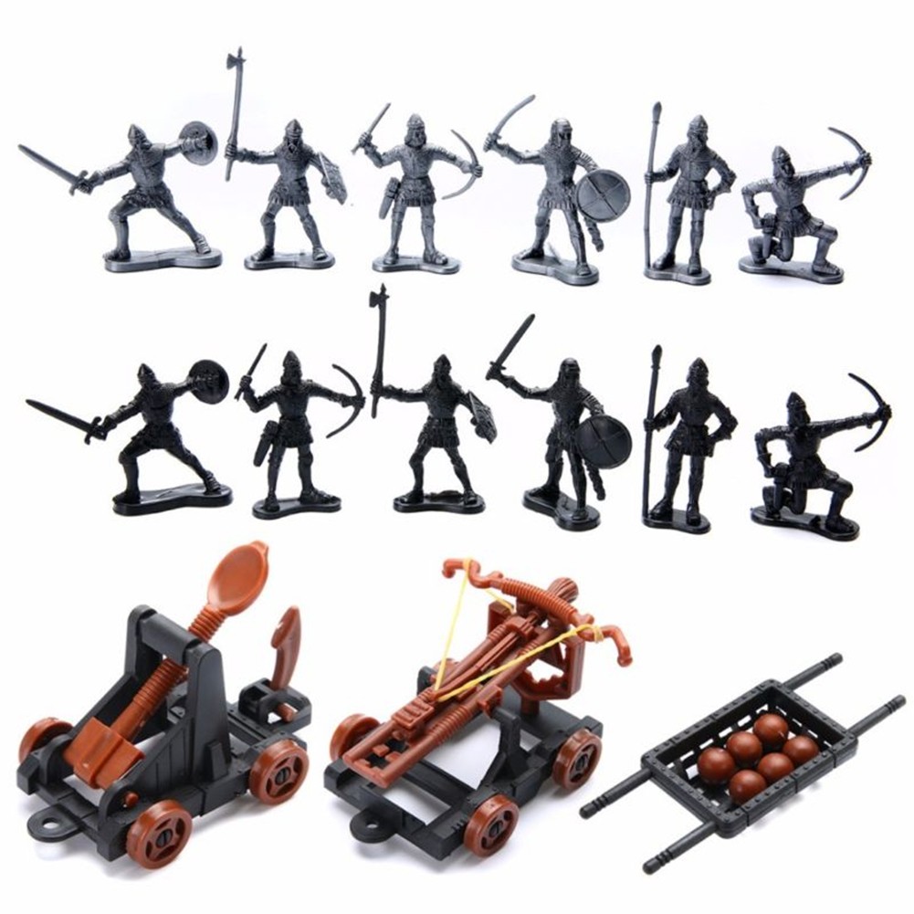Ancient Soldiers Infantry Play Set Toy Soldiers Figures Model Table