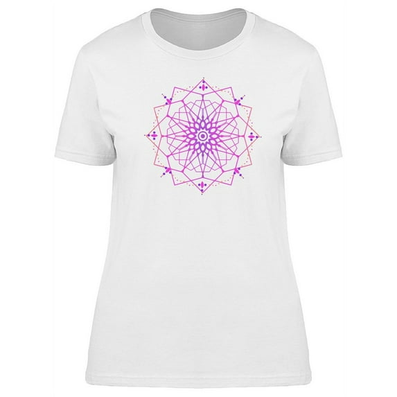 Ancient Squares Mandala T-Shirt Women -Image by Shutterstock, Female Small