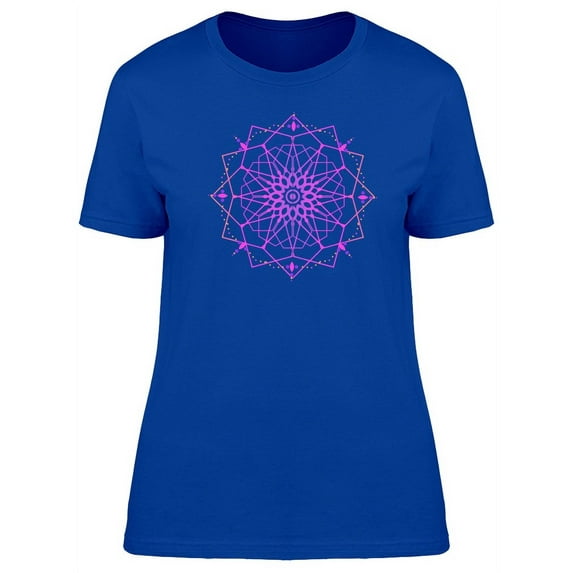 Ancient Squares Mandala T-Shirt Women -Image by Shutterstock, Female XX-Large