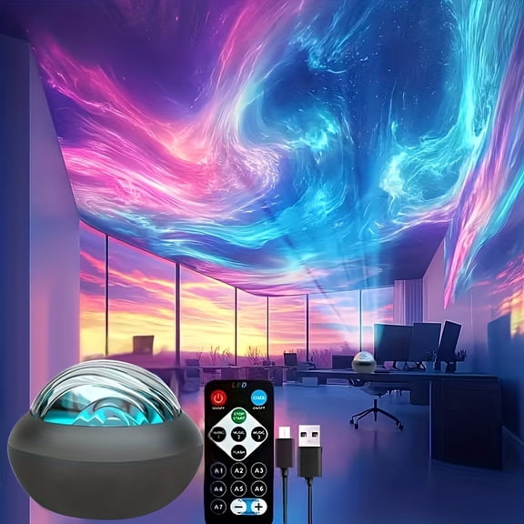 Ancient Starlight LED Star Projector - 7-Star Lighting Effect, Usb-Powered Night Light, Suitable for Bedrooms, Camping, Weddings And Home Decoration - The Perfect Holiday Gift