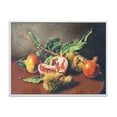 thumbnail image 1 of Ancient Still Life of Orange Fruits 32 in x 24 in Framed Painting Canvas Art Print, by Designart, 1 of 5