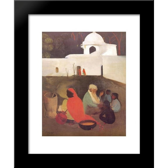 Ancient Storyteller 20x24 Framed Art Print by Amrita Sher-Gil
