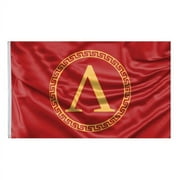 Ancient Style Red Sparta Flag Polyester 3x5 FT Indoor Outdoor Banner