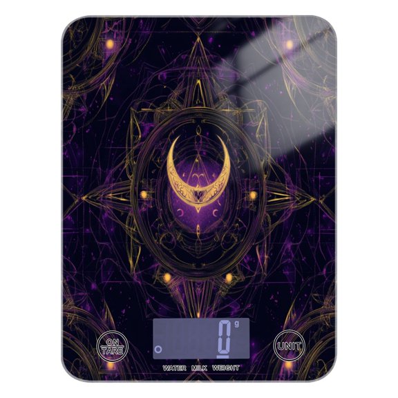 Ancient Symbol Pattern Food Scale Digital Kitchen Scale Waterproof Grams Ounces lbs for For Baking and Cooking
