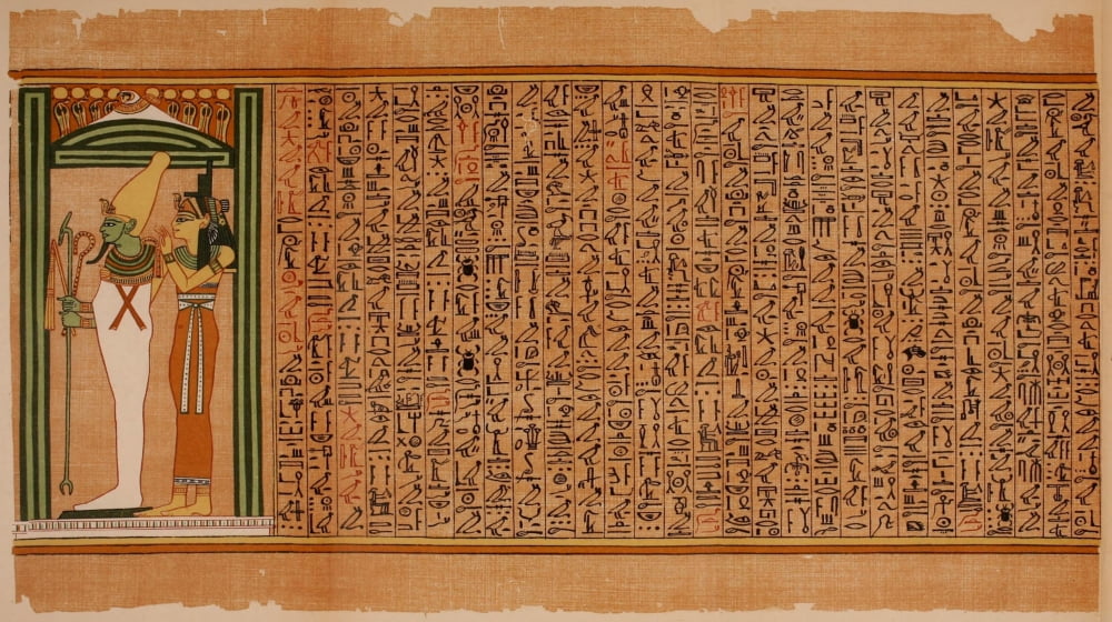 Ancient The Papyrus of Ani 1913 18 Canvas Art - (18 x 24)