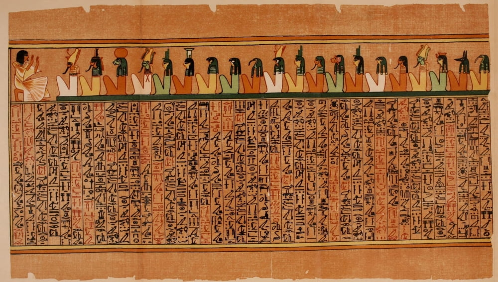 Ancient The Papyrus of Ani 1913 21 Canvas Art - (24 x 36)