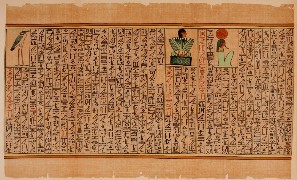 Ancient The Papyrus of Ani 1913 25 Canvas Art - (24 x 36)